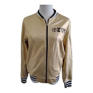 Zumba Wear Zumba Diva Gold Metallic Jacket Size Small